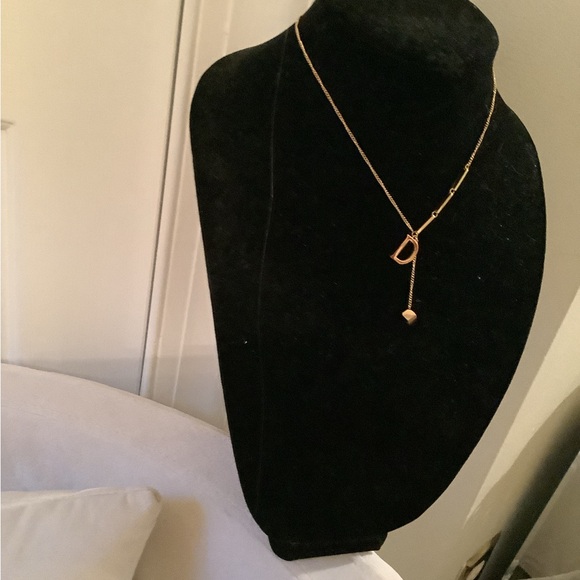 Dior Gold Pendant Necklace